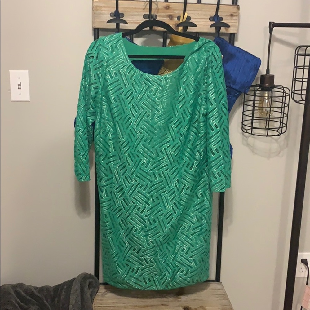 Green Lilly Pulitzer cocktail dress